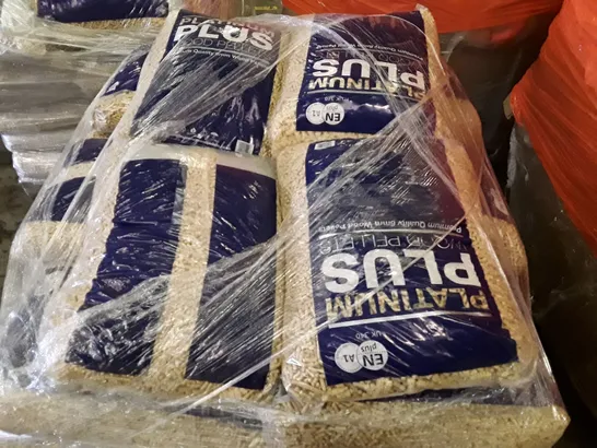 PALLET OF APPROXIMATELY 40 BAGS OF PLATINUM PLUS WOOD PELLETS