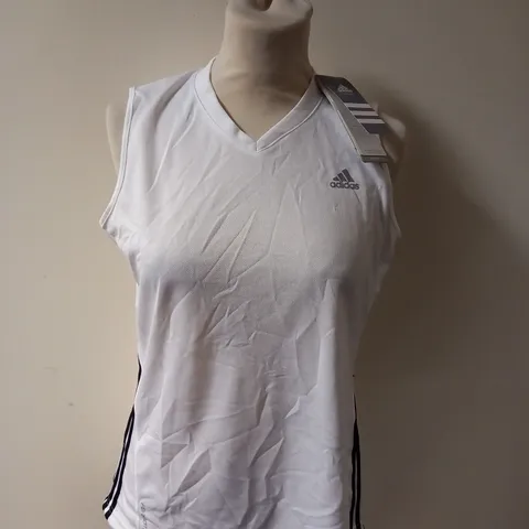 ADIDAS CLIMACOOL WHITE VEST TOP - 14