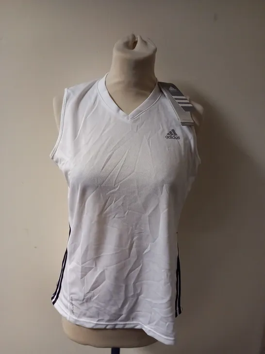 ADIDAS CLIMACOOL WHITE VEST TOP - 14