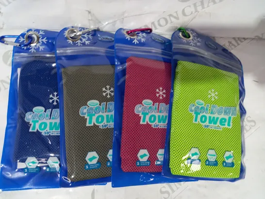 AQUA LASER SET OF 4 COOL DOWN TOWELS