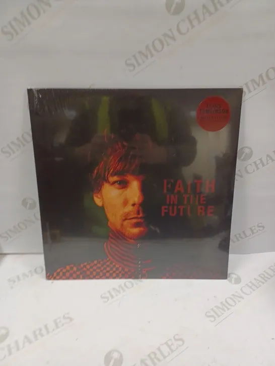 SEALED LOUIS TOMLINSON "FAITH IN THE FUTURE" LIMITED EDITION BLACK & WHITE MARBLE VINYL 