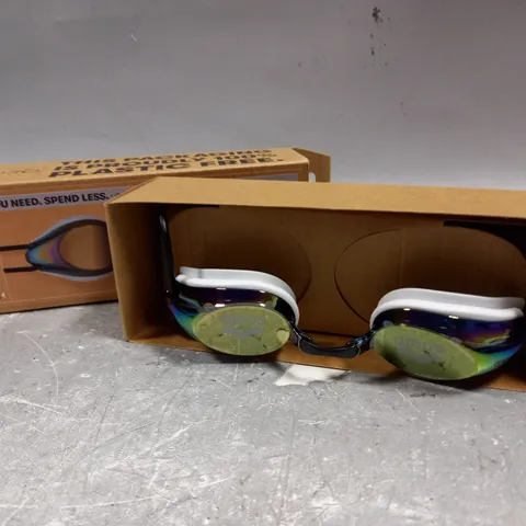 BOXED ARENA TRACKS MIRROR GOGGLES - ADULT 