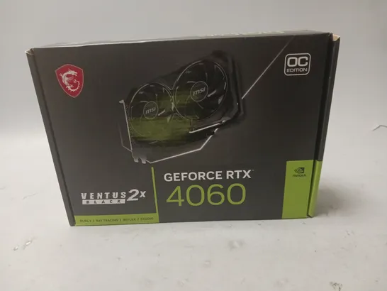 BOXED MSI GEFORCE RTX 4060 8GB GDDR6 GRAPHICS CARD