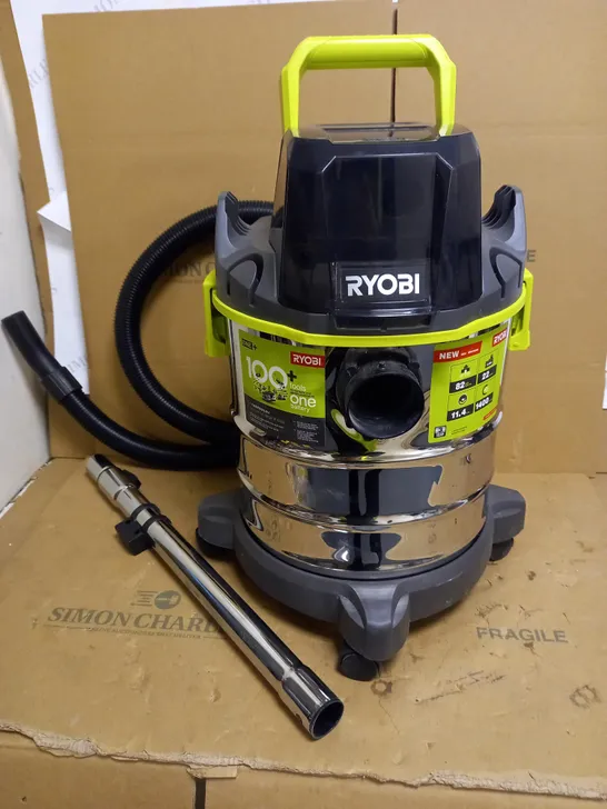 RYOBI R18WDV-0 ONE+ CORDLESS WET & DRY VAC