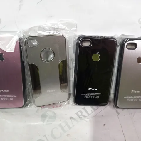 BOX OF APPROXIMATELY 50 ASSORTED PHONE CASES, COVERS, AND BACKS FOR VARIOUS MAKES AND MODELS