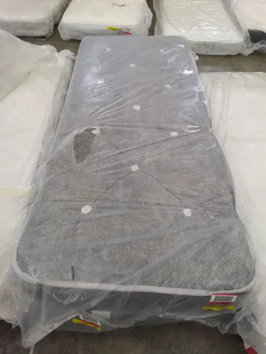 2 × QUALITY BAGGED NATURAL OPEN COIL SPRING SMALL SINGLE 2'6" MATTRESS 