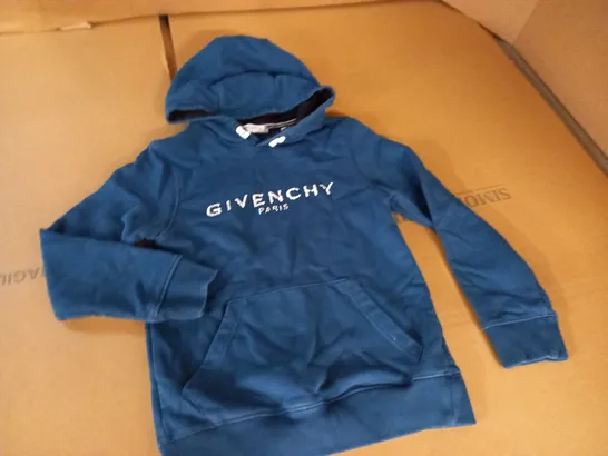 GIVENCHY KIDS TEAL HOODIE - 8