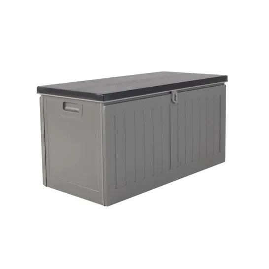 BOXED DAKOTA FIELDS DANBERRY 96CM W 190L WATER RESISTANT PLASTIC LOCABLE STORAGE BOX (1 BOX)