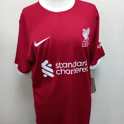 LIVERPOOL FOOTBALL CLUB HOME - "UNCLE MO" NUMBER 11 - SIZE MEDIUM
