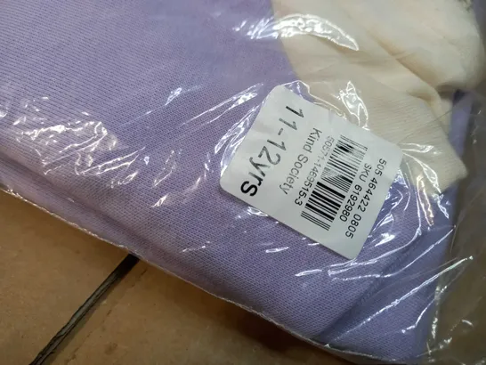 PACKAGED THE KIND SOCIETY LILAC/LOGO JNR HOODIE - AGE 11/12YRS