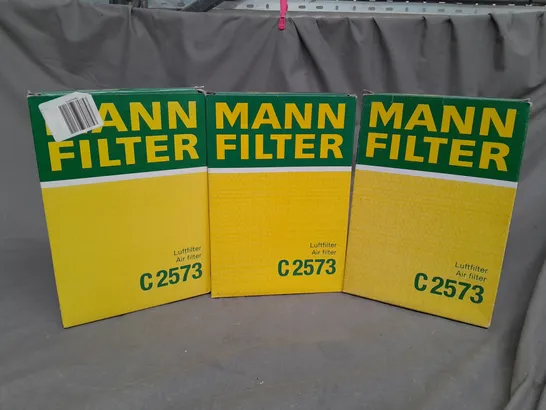 3 BOXED MANN FILTER C2573 AIR FILTER