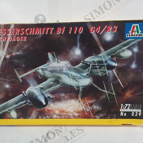 BOXED ITALERI 1:72 SCALE MESSERSCHMITT BF 110 G4/R3 MODEL KIT