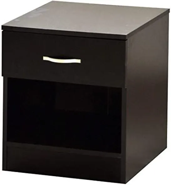 BOXED RIANO 1 DRAWER CHEST BLACK (1 BOX)