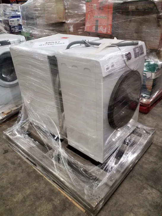 HISENSE FREESTANDING 6KG WASHING MACHINE WHITE AND HOOVER H-DRY 300 CONDENSER TUMBLE DRYER WHITE - UNPROCESSED RAW RETURNS