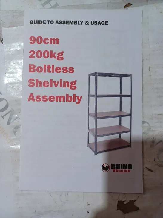 BOXED RHINO RACKING BOLTLESS SHELVING 