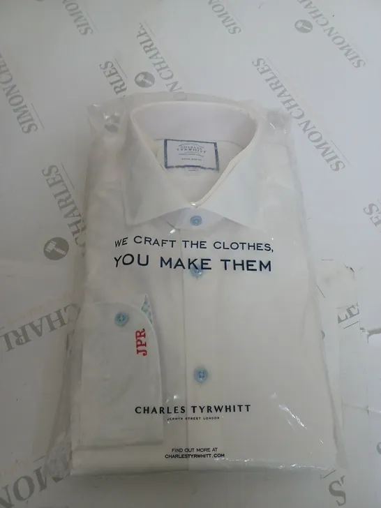 CHARLES TYRWHITT WHITE SHIRT SIZE 15/34