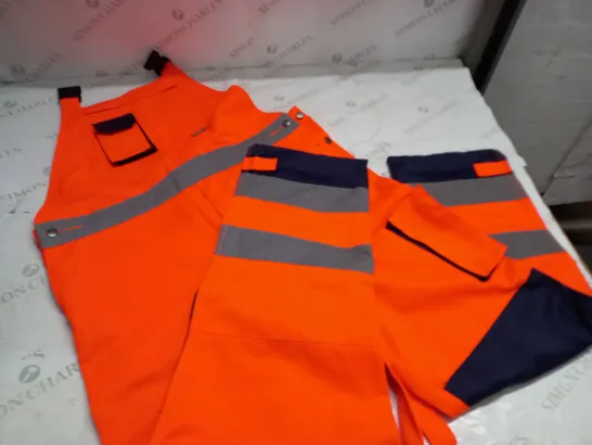 PORTWEST FLUO ORANGE OVER BIBS - L