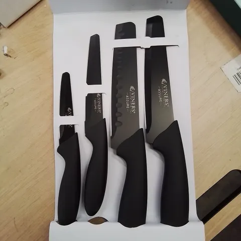 BOXED VINERS 4 CHEF QUALITY COOKING KNIVES 