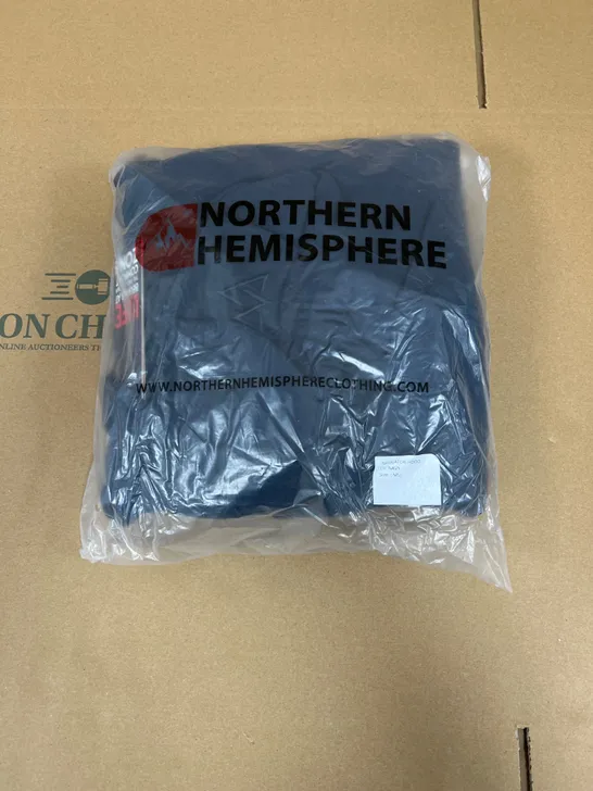 BAGGED NORTHERN HEMISPHERE NAVIGATOR HOODIE SIZE M/L NAVY 