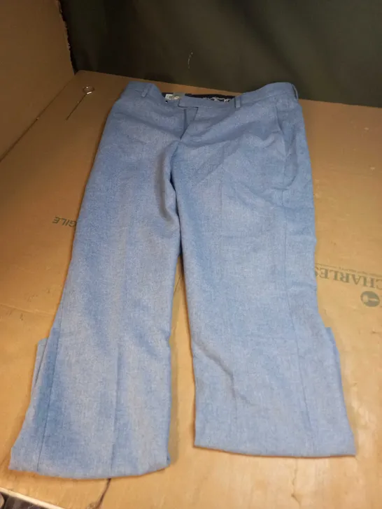 MOSS TAILORD FIT BLUE SUIT TROUSERS SIZE 32R