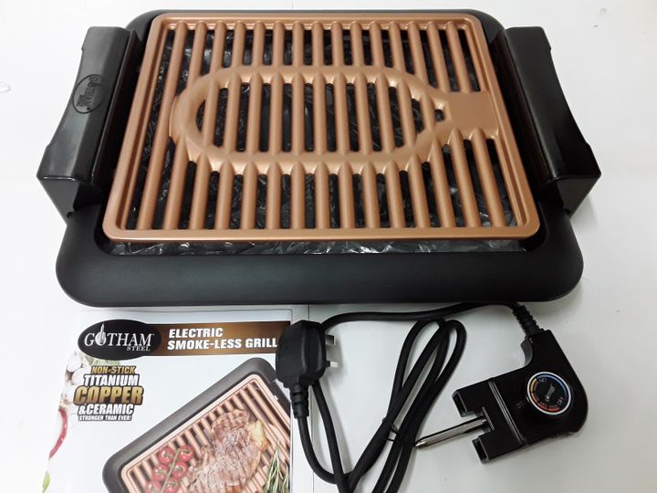 COPPER NONSTICK ELECTRIC INDOOR GRILL 3181332Simon Charles Auctioneers
