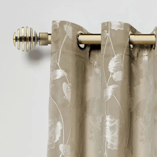 BOXED METAL SLICED EXTENDABLE SINGLE CURTAIN ROD 