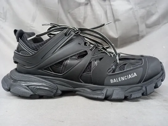 BOXED PAIR OF BALENCIAGA SHOES IN BLACK UK SIZE 12