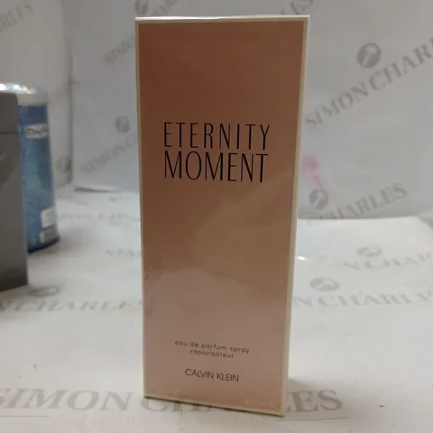 BOXED AND SEALED ETERNITY MOMENT EAU DE PARFUM CALVIN KLEIN 100ML