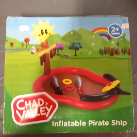 BOXED CHAD VALLEY INFLATABLE PIRATE SHIP