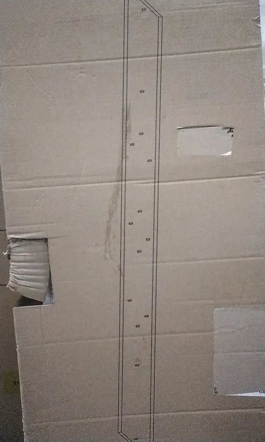 BOXED MODULAR SHELF 180CM IN WHITE 