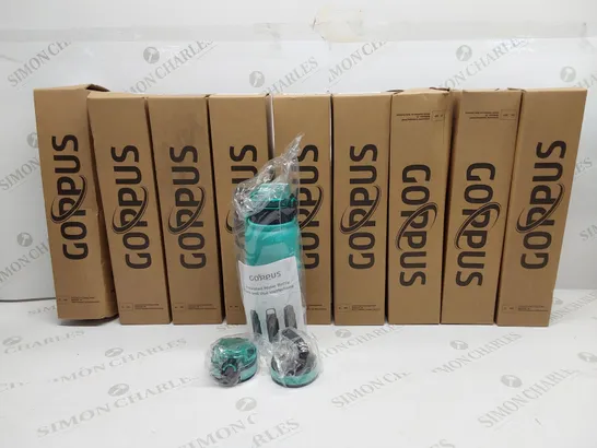 APPROXIMATELY 9 X ASSORTED BRAND NEW BOXED 600ml GO PLUS DRINKING BOTTLES - COLOUR MAY VARY