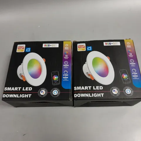 TWO SMART LED DOWNLIGHT 