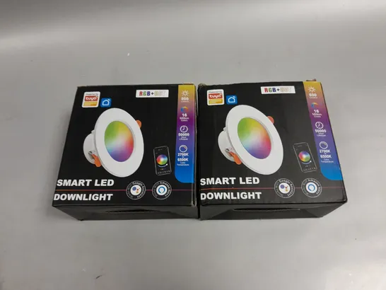 TWO SMART LED DOWNLIGHT 