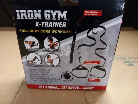 BOXED AS NEW IRON GYM X-TRAINER FULL BODY CORE WORKOUT