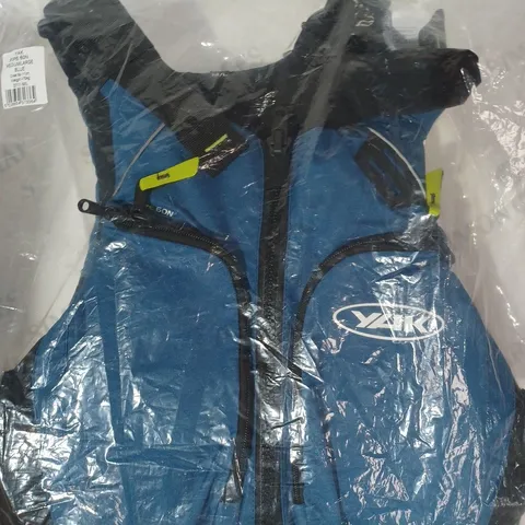 YAK XIPE 60N SAFETY VEST IN BLUE/BLACK