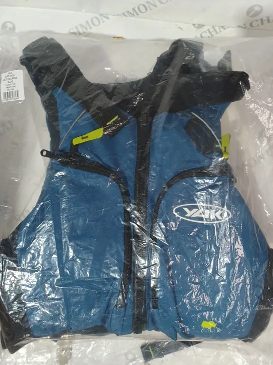 YAK XIPE 60N SAFETY VEST IN BLUE/BLACK