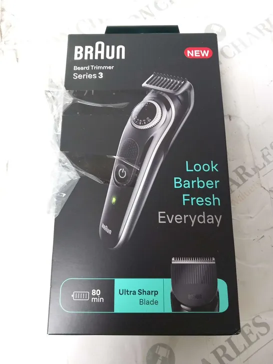 BOXED BRAUN BEARD TRIMMER SERIES 3 