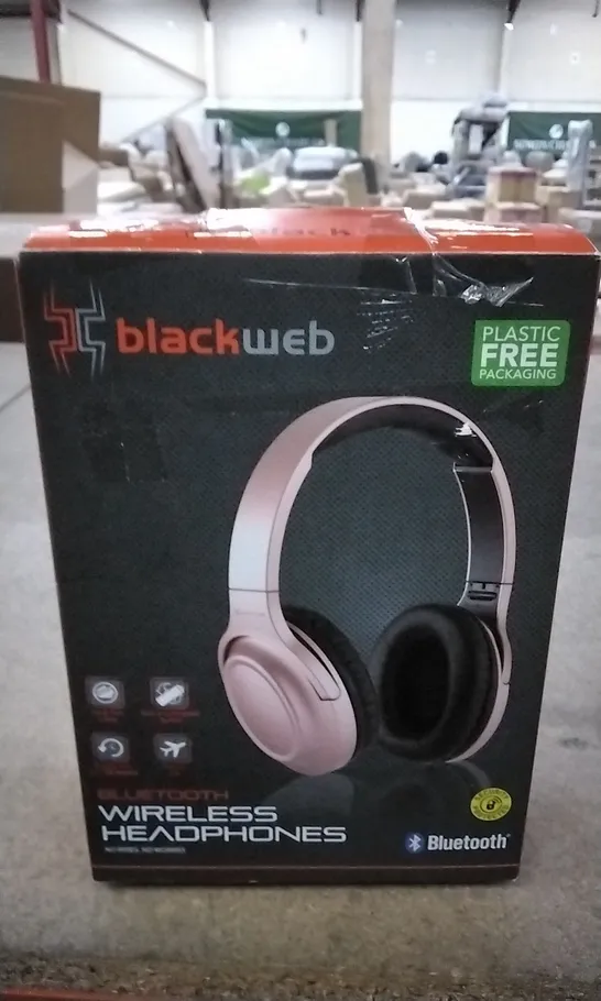 BLACKWEB BLUETOOTH WIRELESS HEADPHONES 