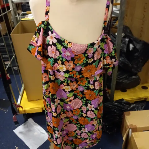 FLORAL OFF THE SHOULDER DRESS SIZE 18