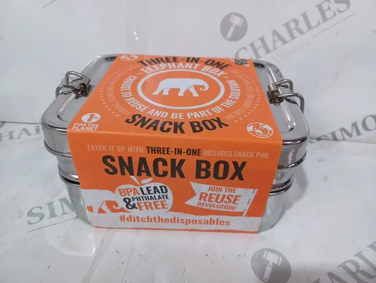 ELEPHANT BOX 3-IN-1 SNACK BOX