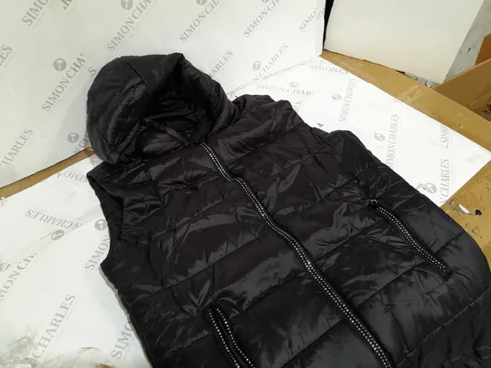 FRANK USHER PADDED GILET WITH CRYSTAL ZIP