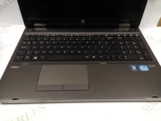 HP 6570B PRO BOOK LAPTOP IN SILVER