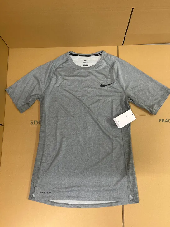 NIKE PRO DRI-FIT GREY TRAINING TOP SIZE XL