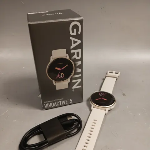 BOXED GARMIN VIVOACTIVE 5 HEALTH & FITNESS GPS SMARTWATCH 