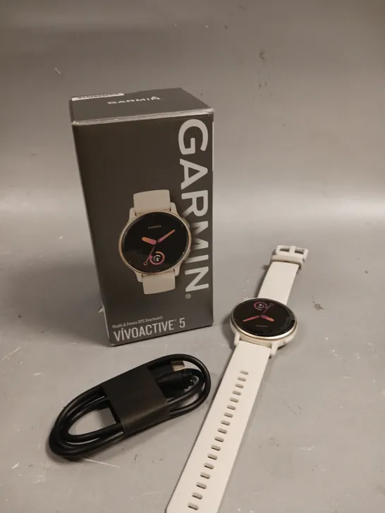 BOXED GARMIN VIVOACTIVE 5 HEALTH & FITNESS GPS SMARTWATCH 