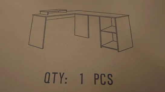 PALLET CONTAINING 11 BOXED L-SHAPED DESKS