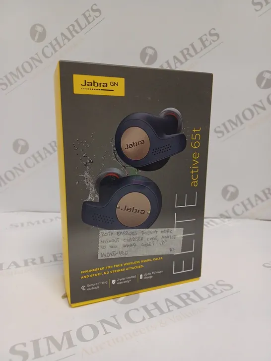 BOXED JABRA ELITE ACTIVE 65T EARBUDS