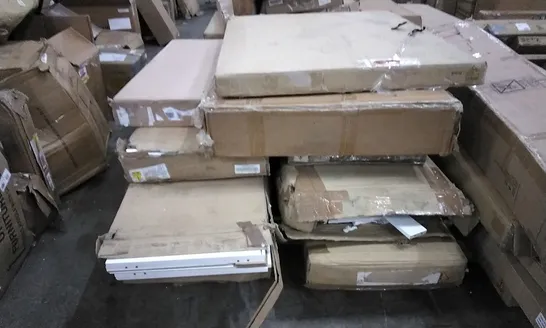 PALLET OF ASSORTED FLATPACK BOXED FURNITURE PARTS