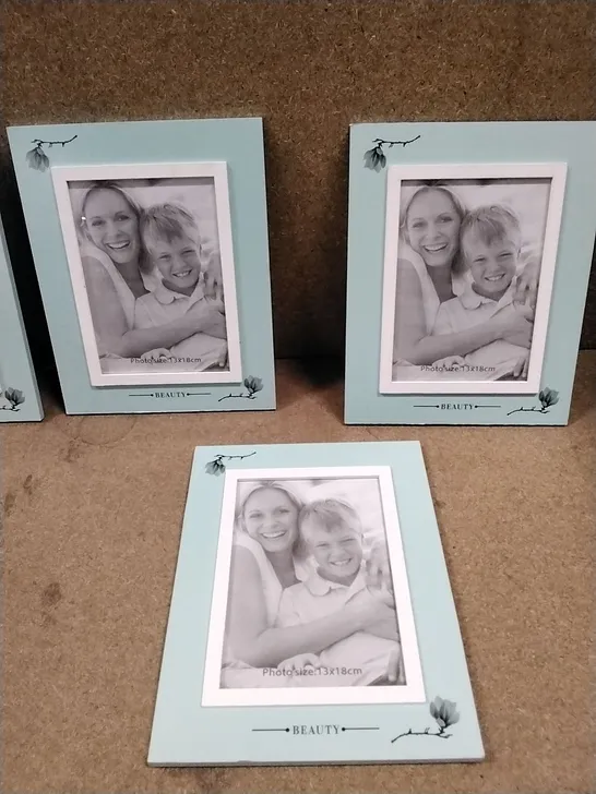 BOX OF APPROXIMATELY 40 13X18CM PHOTO FRAMES 