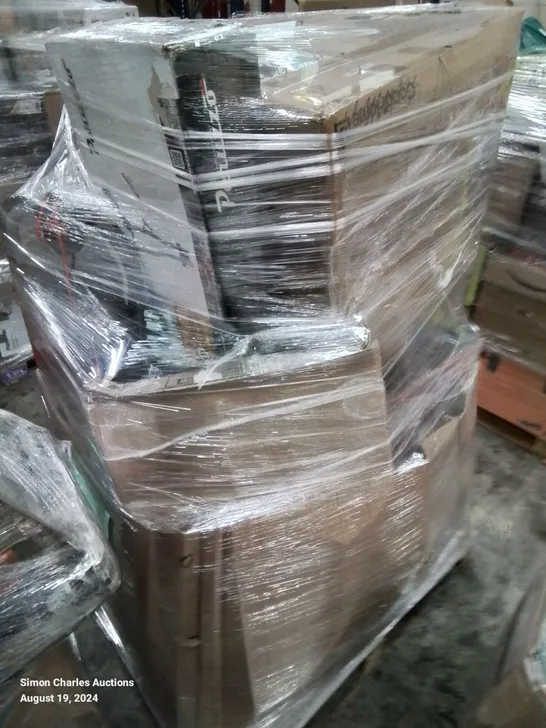 PALLET OF APPROXIMATELY 10 UNPROCESSED RAW RETURN HOUSEHOLD AND ELECTRICAL GOODS TO INCLUDE;